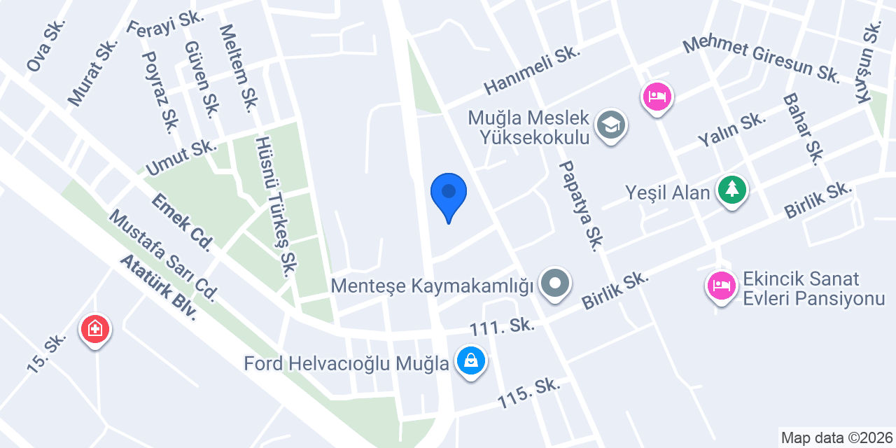 Muğla Final Akademi Okulları konumu