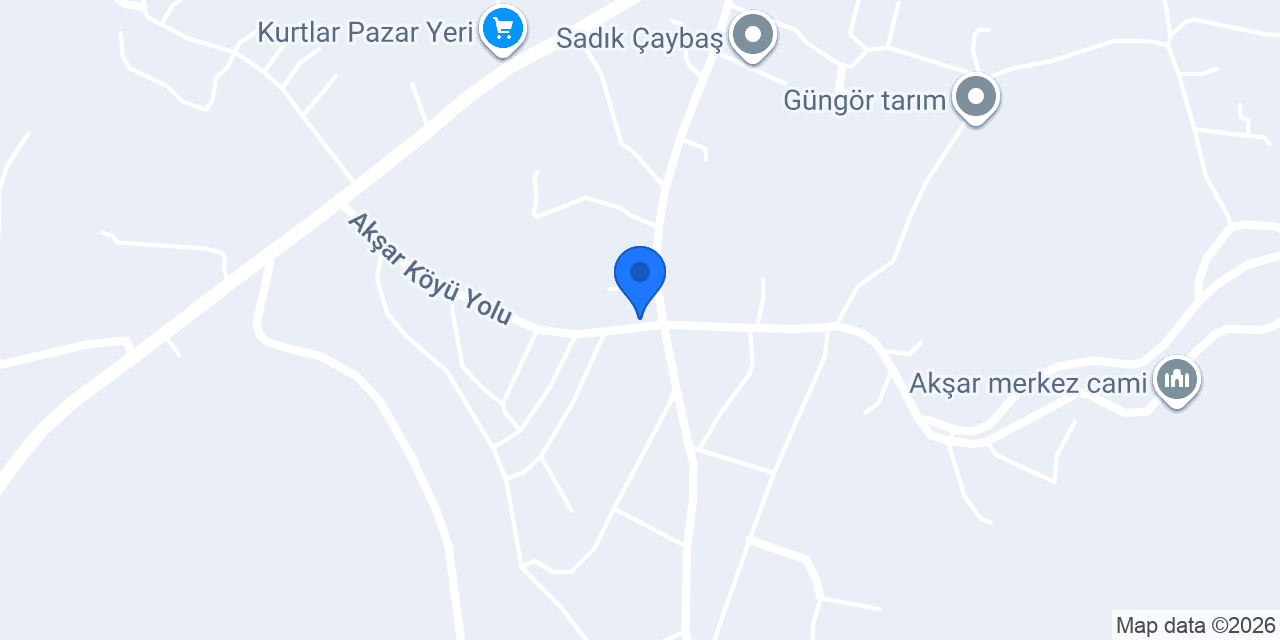 Akşar Köyü Muhtarlığı konumu