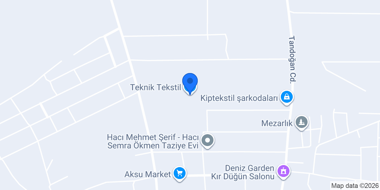 Teknik Tekstil konumu