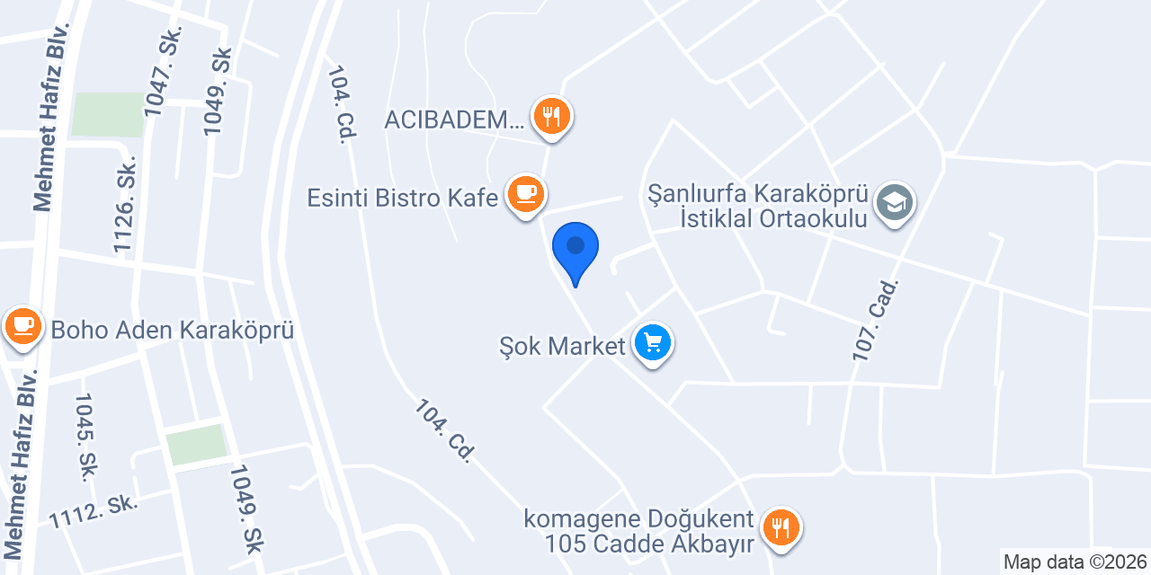 KARAKÖPRÜ CAM BALKON konumu