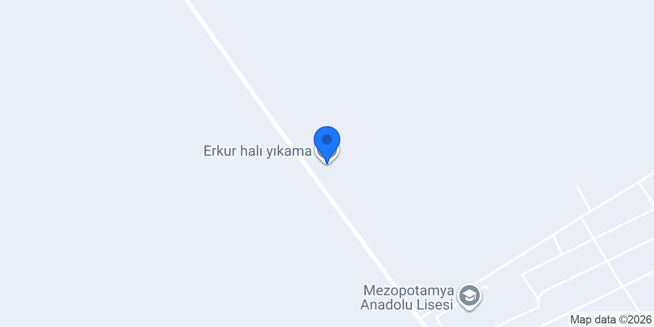 Erkur halı yıkama konumu