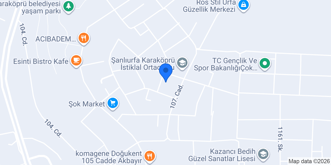ŞANLIURFA BİREY OKULLARI konumu