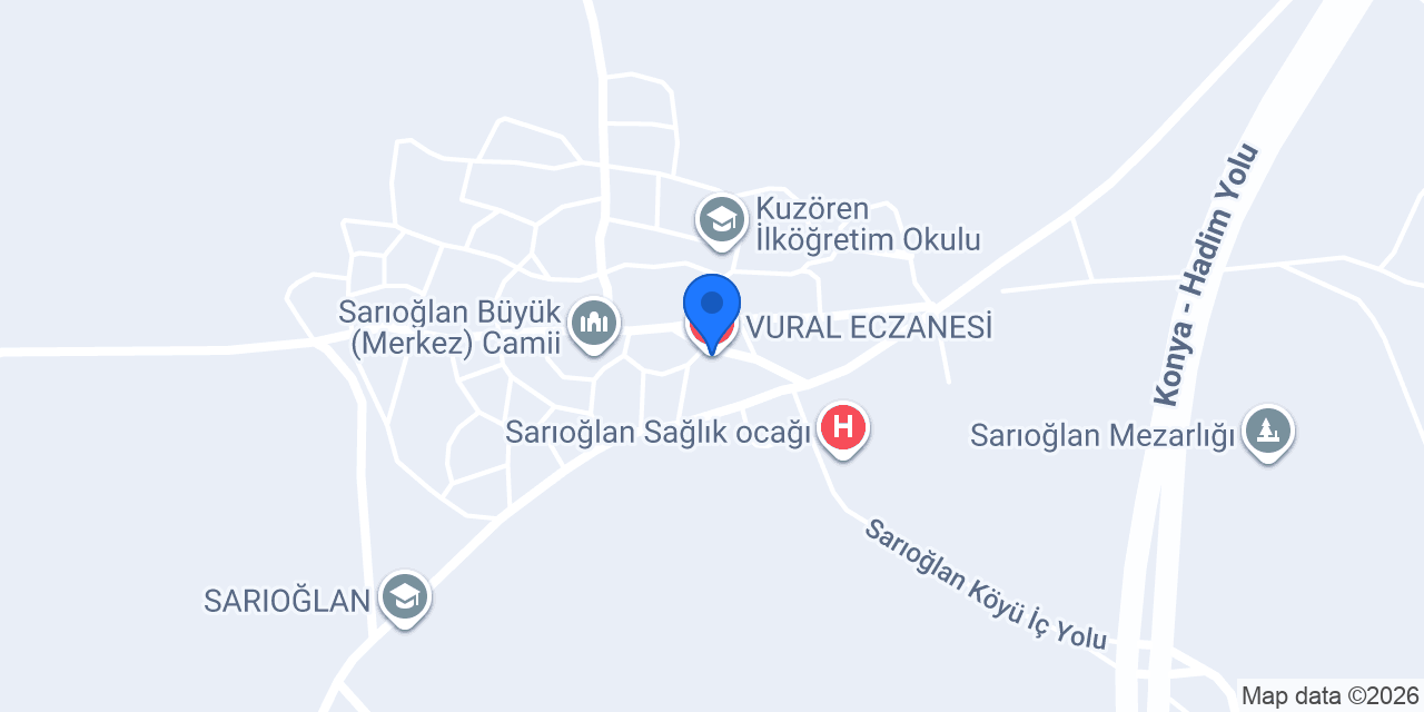 VURAL ECZANESİ konumu