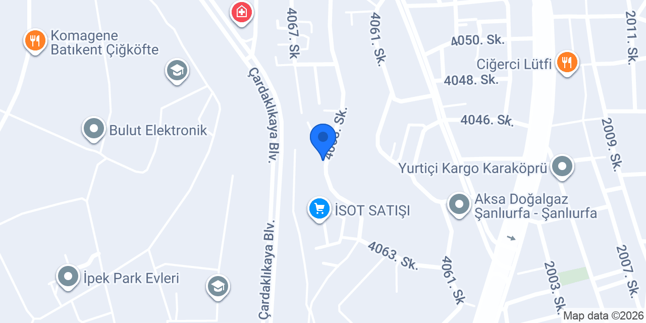 Urfa Asaf Tel örgü sistemleri konumu
