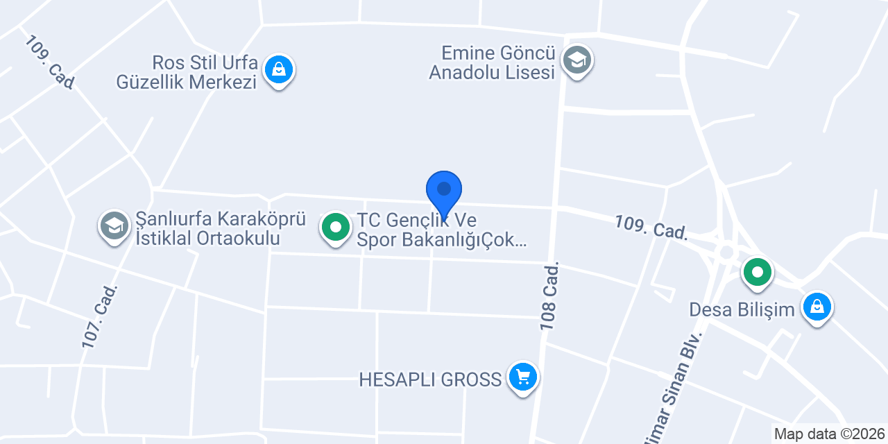 Karaköprü Künefeci konumu