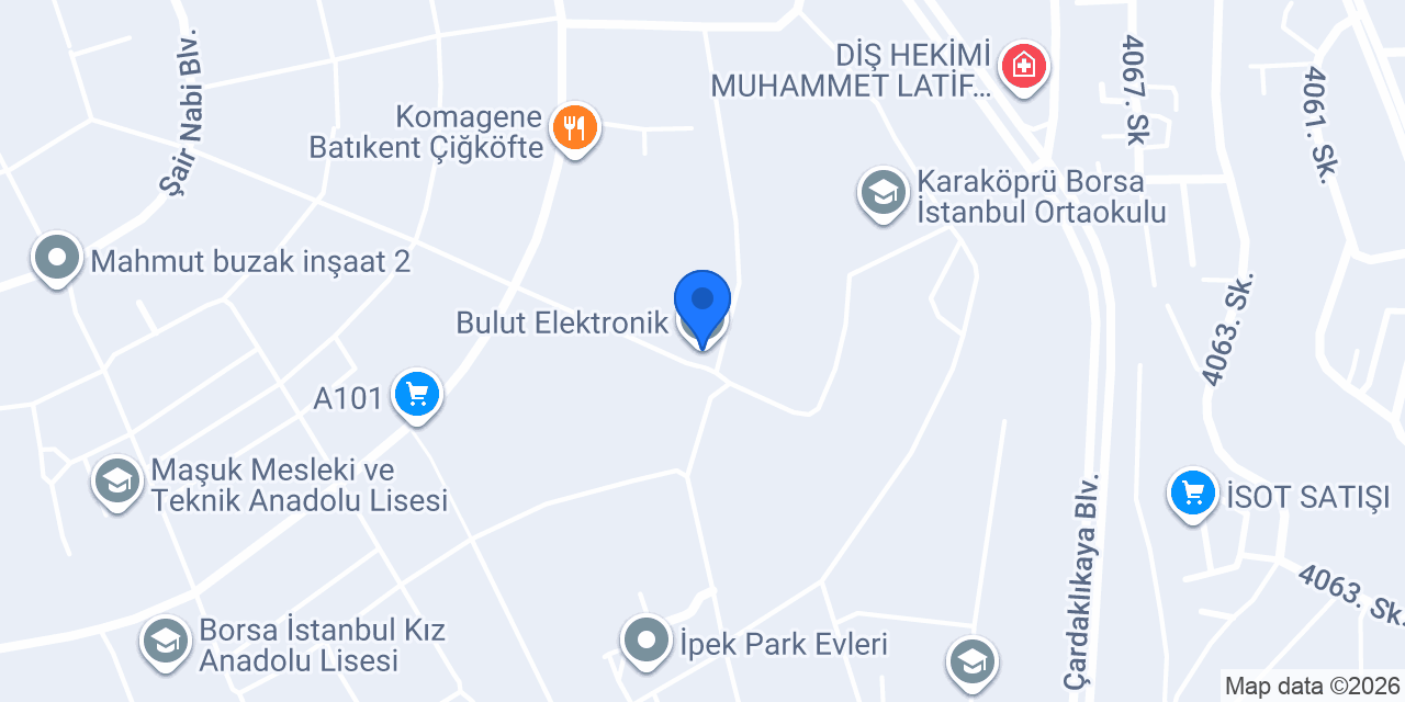 Bulut Elektronik konumu
