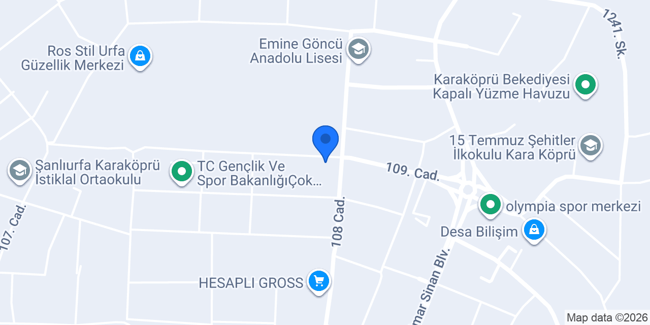Nova Reklam Şanlıurfa konumu