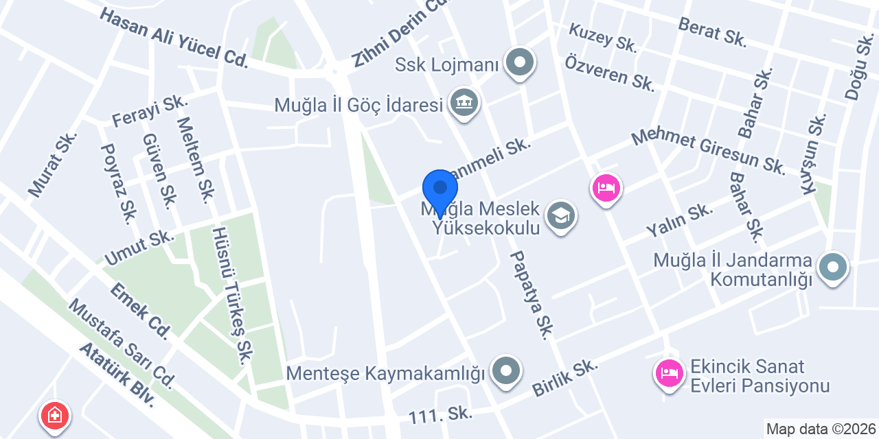 Yılanlı Orman isletme Müdürlüğü konumu