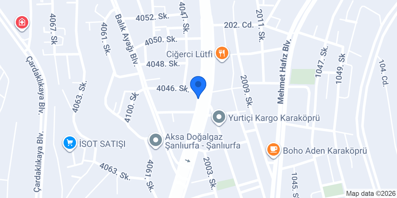 Kelebek Mobilya - Karaköprü konumu