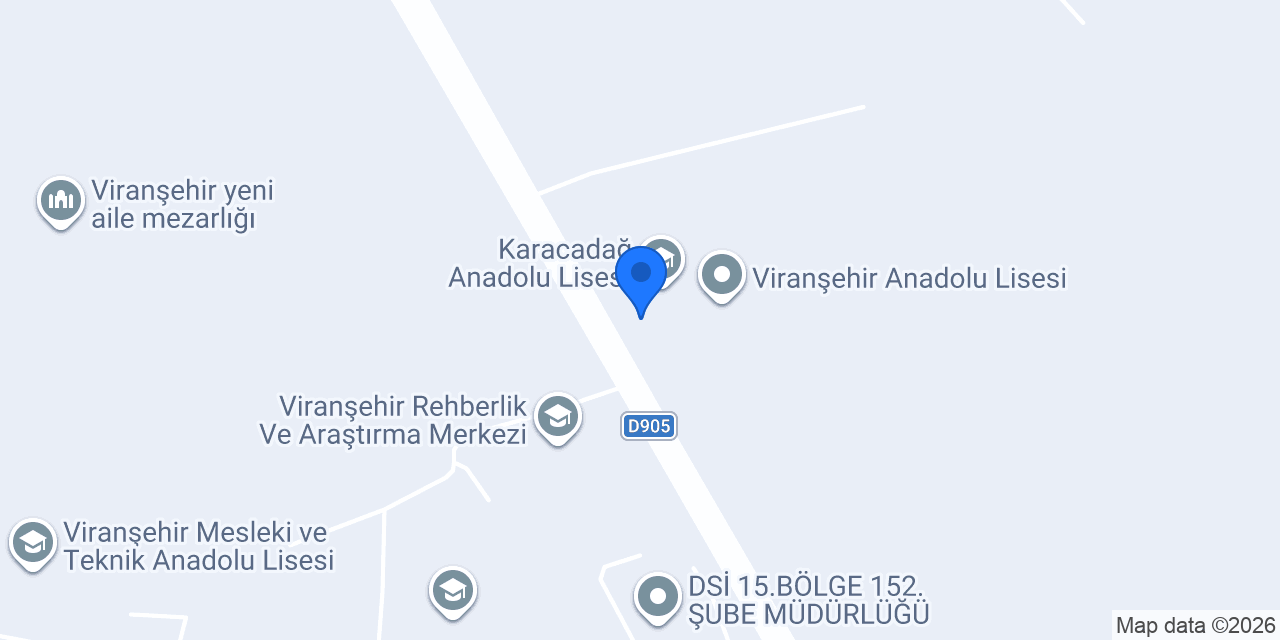 viranşehir eğitim kampüsü konumu