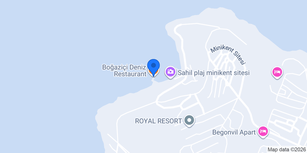 Boğaziçi Deniz Restaurant konumu