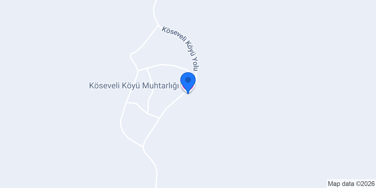 Köseveli Köyü Muhtarlığı konumu