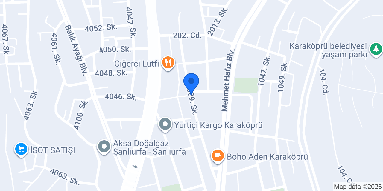 Ege Baby Spa Şanlıurfa konumu
