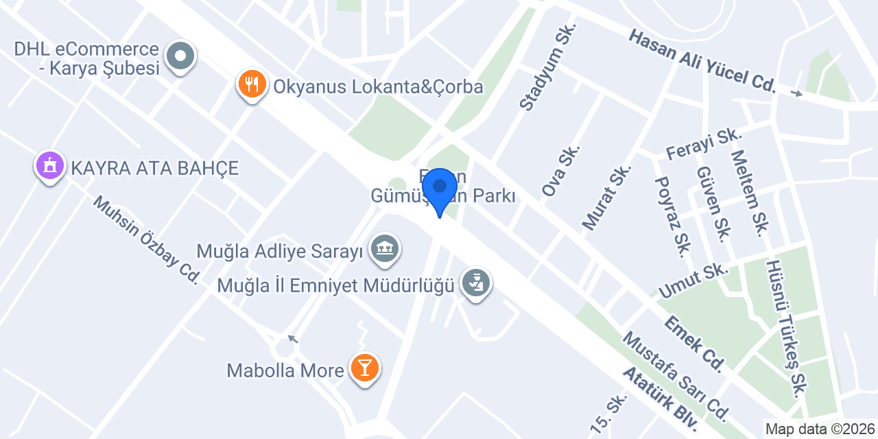 Menteşe Bulvar Taksi konumu