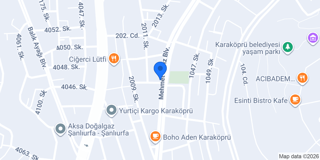 Mado Karaköprü konumu