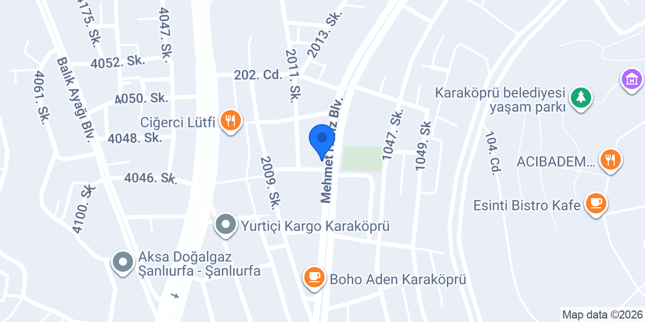 EMİR PERDE...ŞANLIURFA konumu