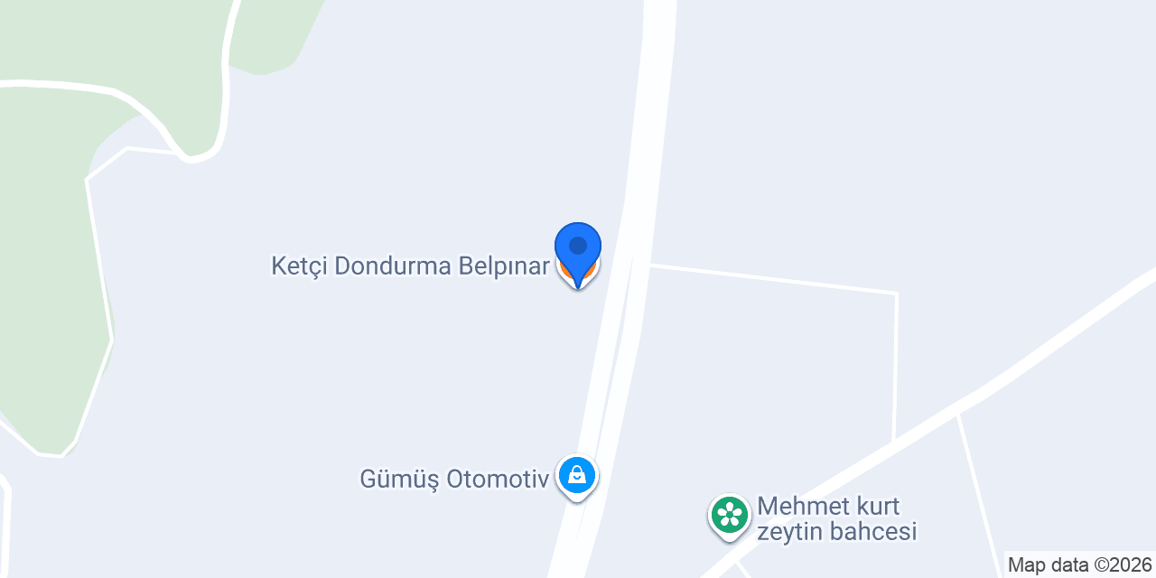 Ketçi Dondurma Belpınar konumu