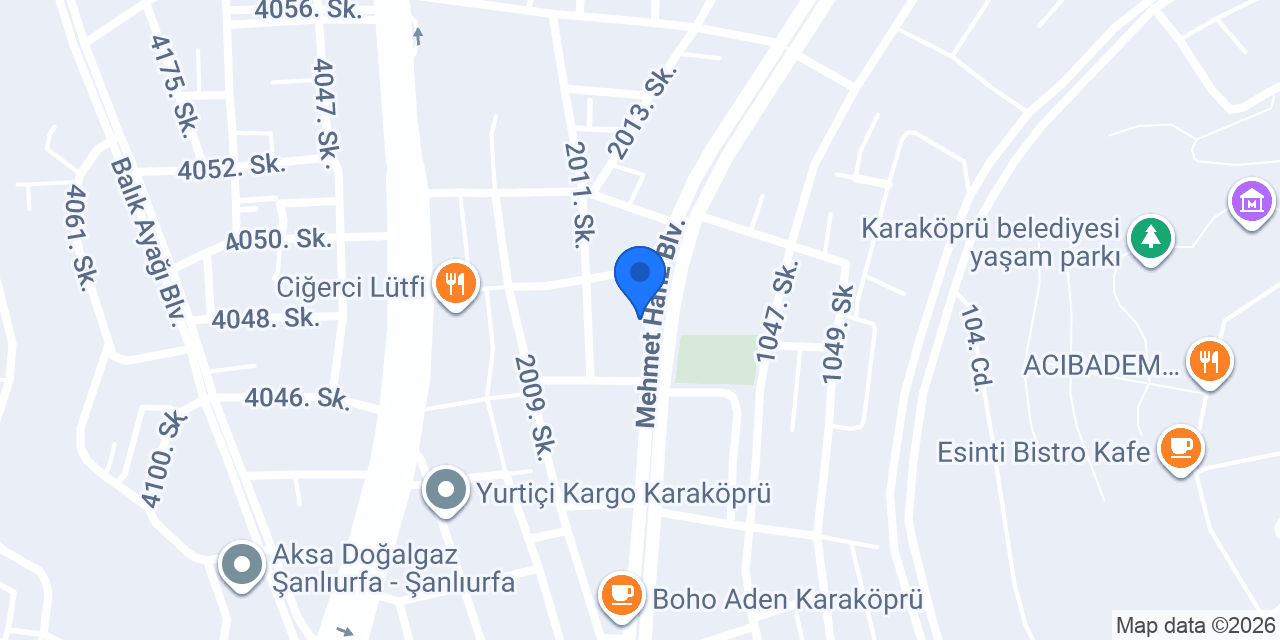 San Kuaför Şanlıurfa konumu