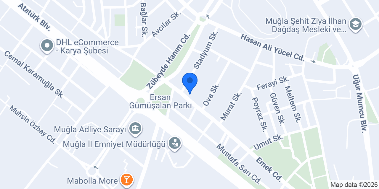 Mert Yapı Muğla konumu