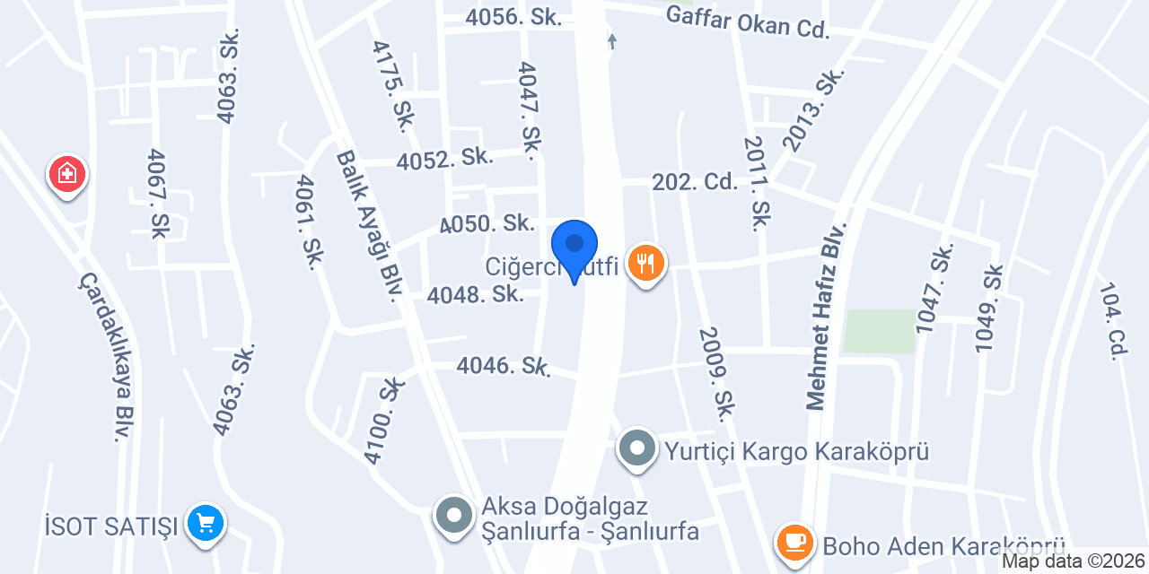 Divanev | Şanlıurfa Karaköprü konumu