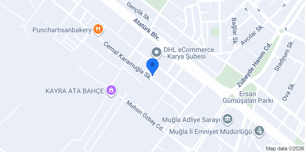 Muğla Pegem Akademi konumu