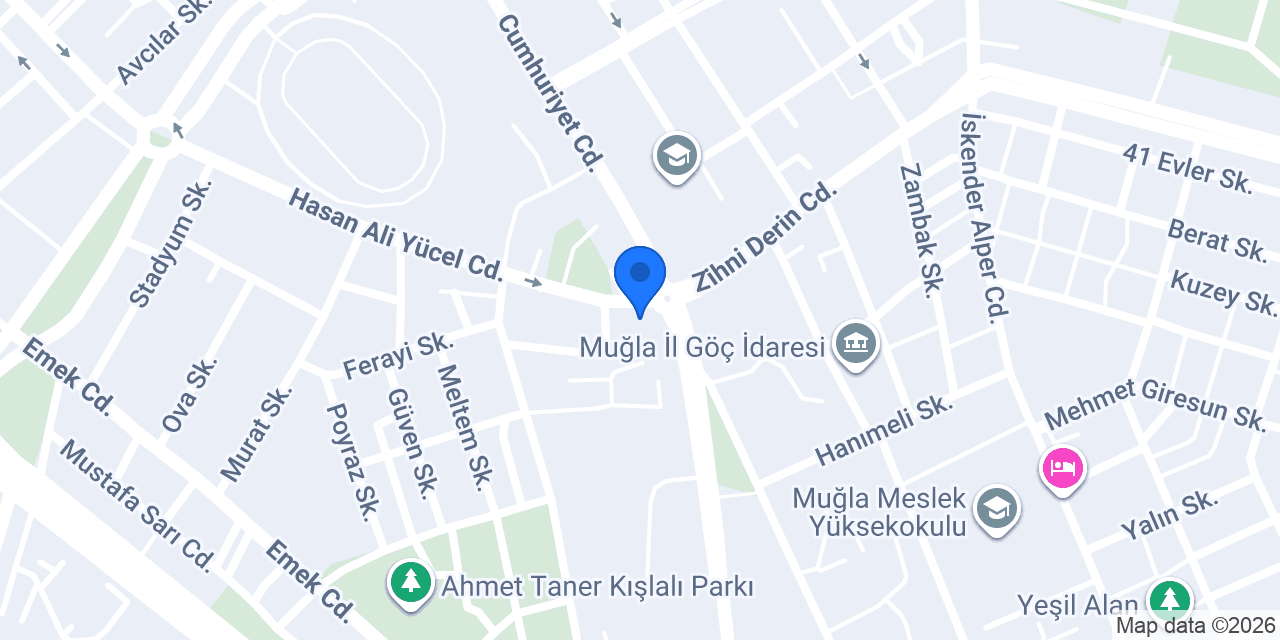 Muğla perdeci Gökhan konumu