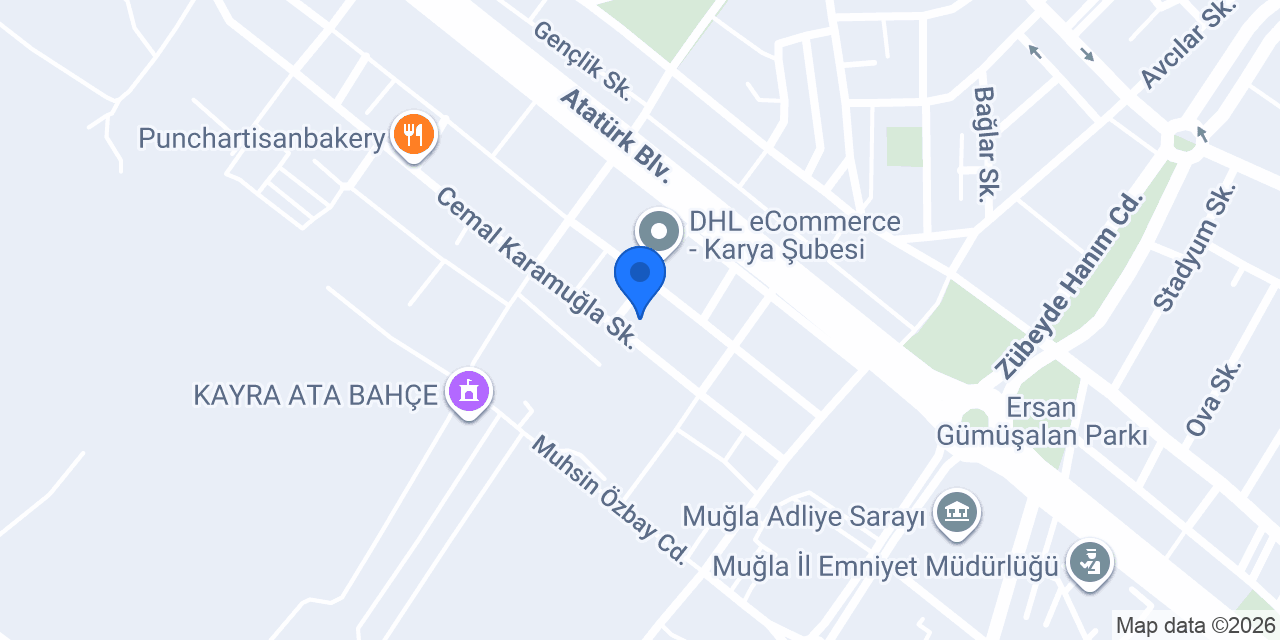 Muğla Akademi Özel Öğretim Kursları konumu