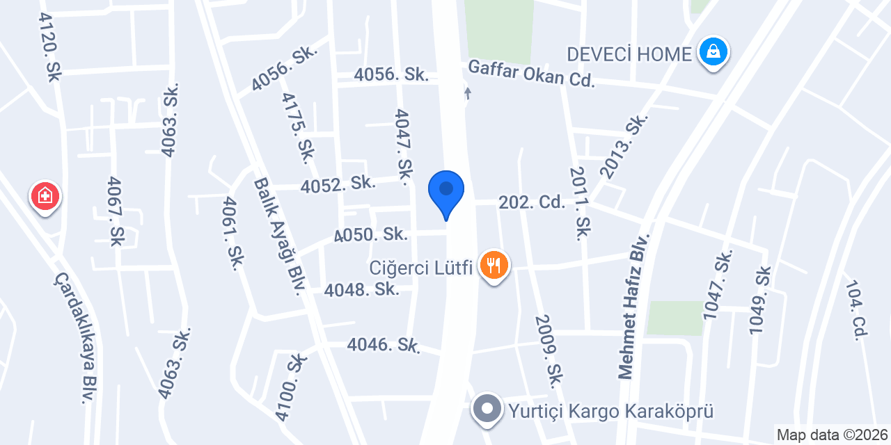 Saraçoğlu Mobilya konumu