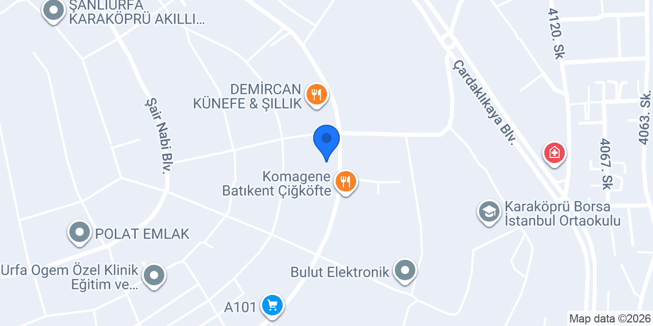 Şirin Ekmek Fırını konumu