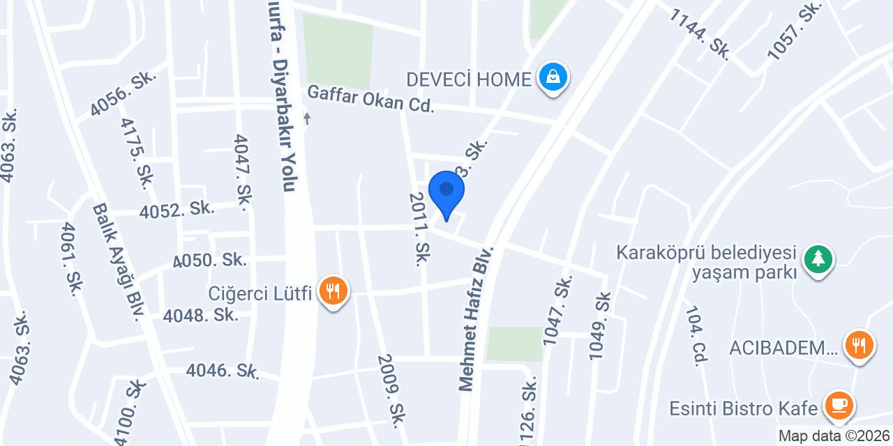 Şanlıurfa 10. Noterliği konumu