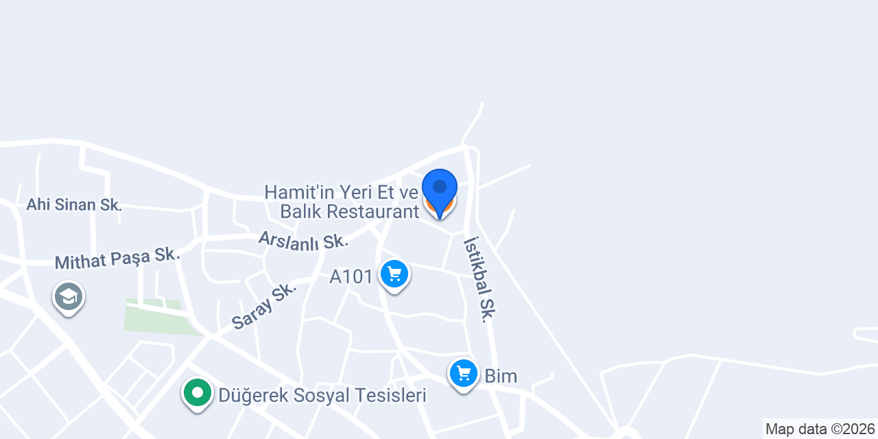 Hamit’in Yeri Et ve Balık Restaurant konumu