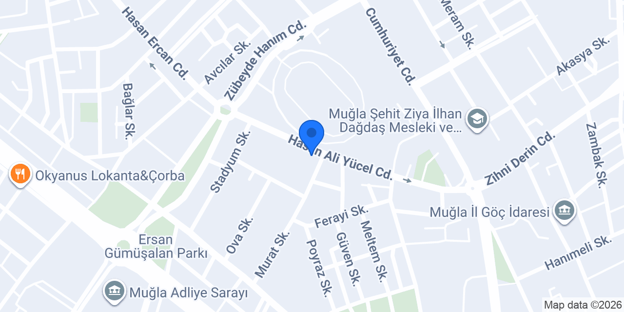 Muğla Özgür İnşaat konumu