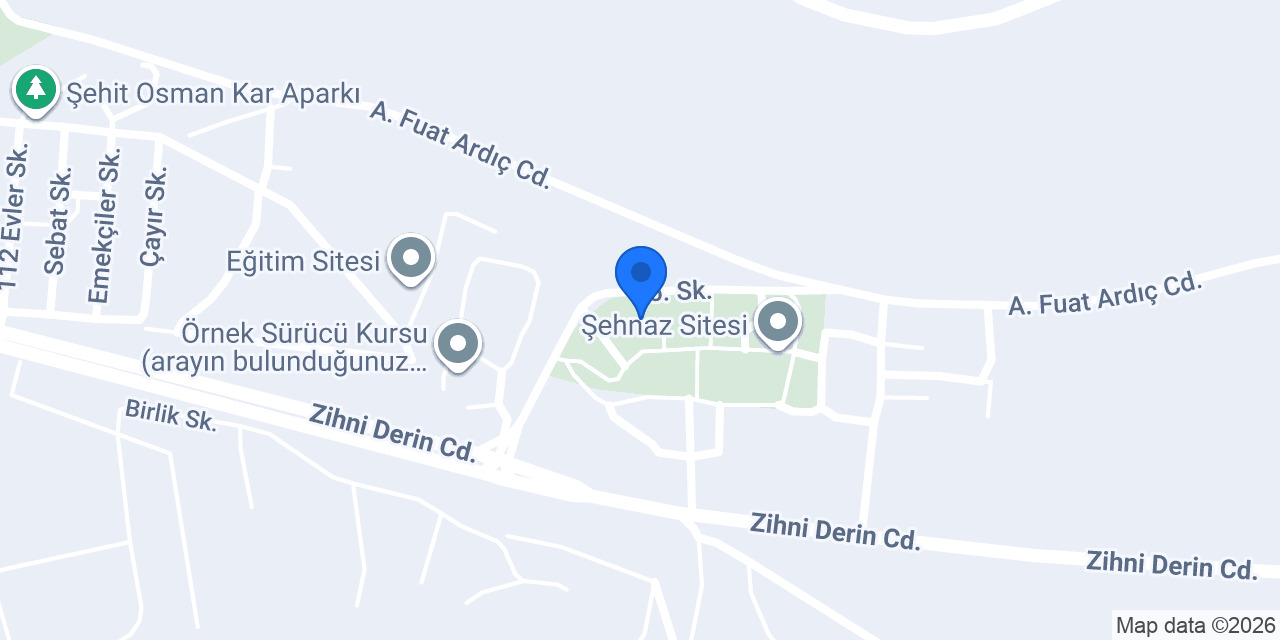 75. Yıl Anaokulu konumu