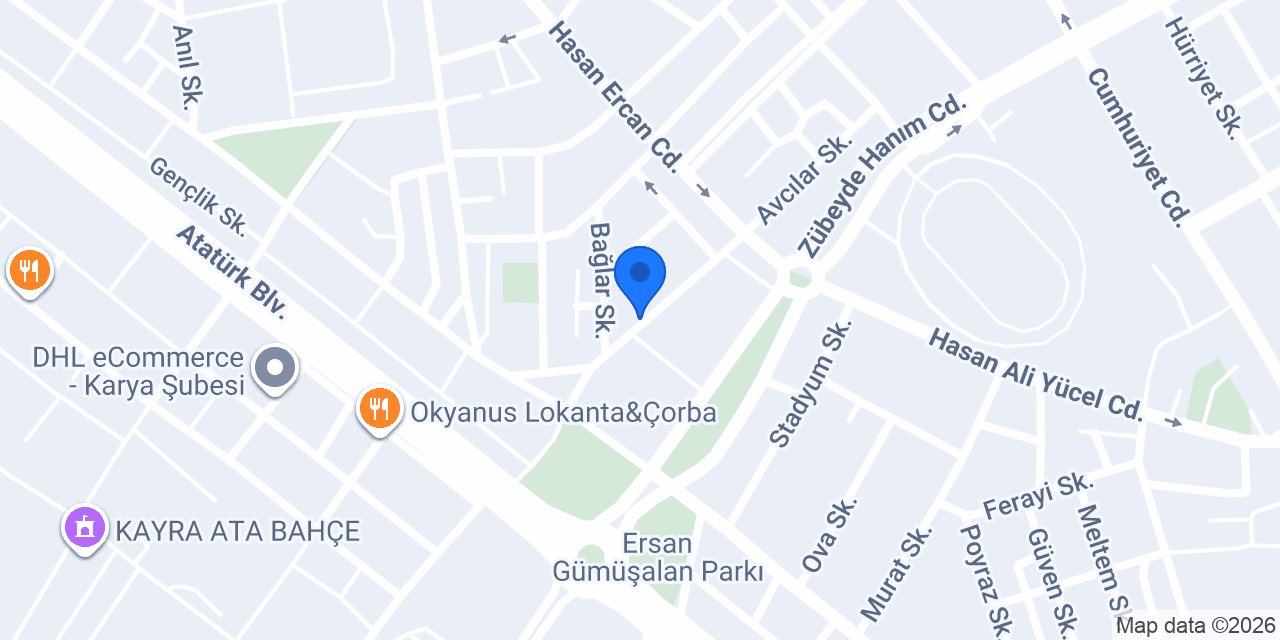 Diyetisyen İpek Dinçer konumu