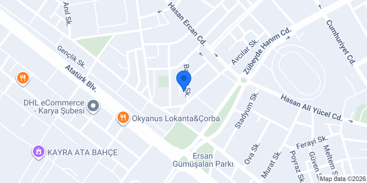 İngilizce Özel Ders konumu