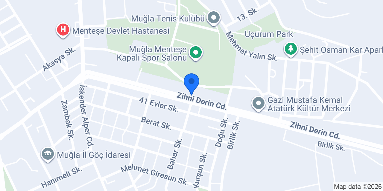 Özlem Yapı - Filli Boya Muğla Menteşe konumu