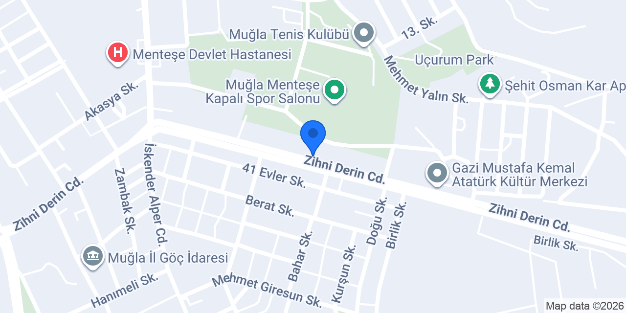 Barış İnşaat Tesisat Muğla konumu