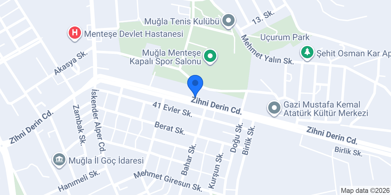 Muğla İş Makineleri Kursu konumu