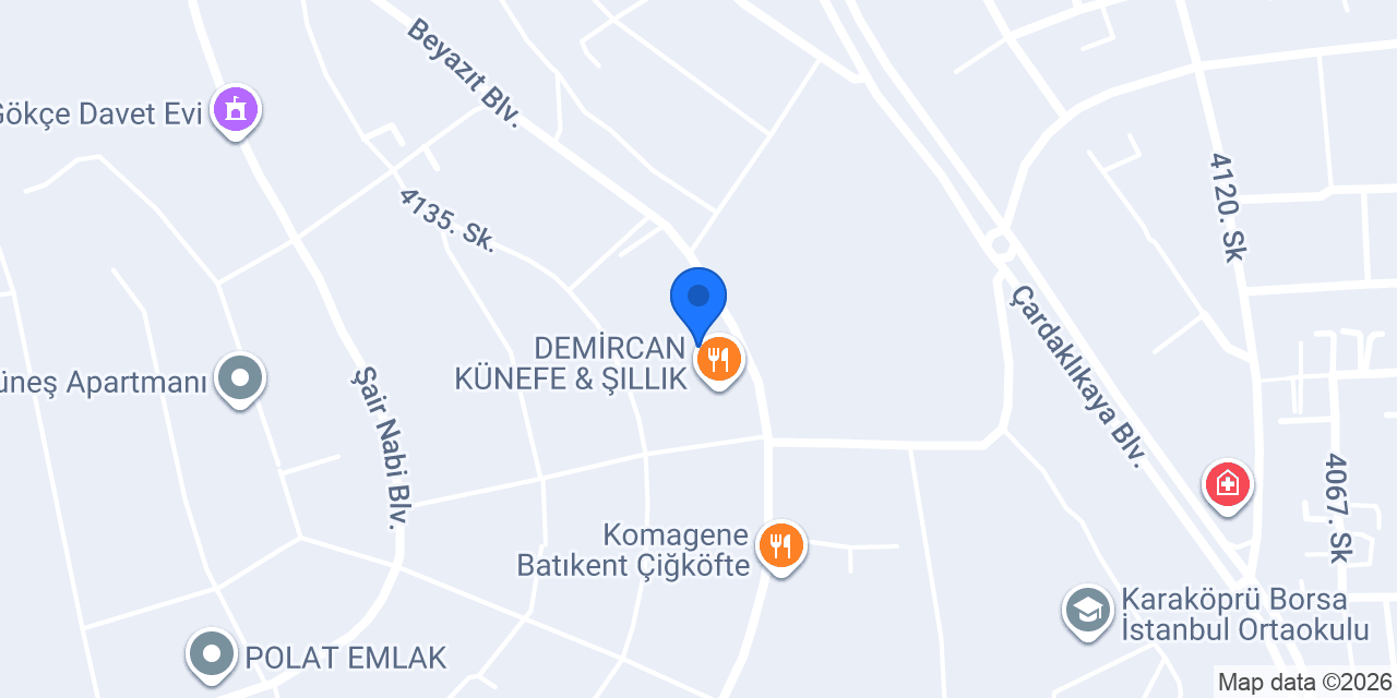 ATMACA EMLAK İNŞAAT konumu