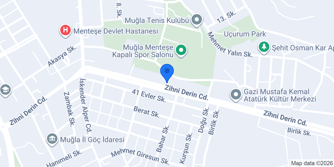 Atapet Hayvan Hastanesi konumu