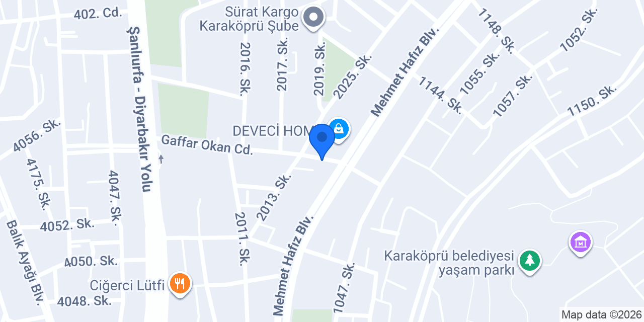Sevgican Döner konumu