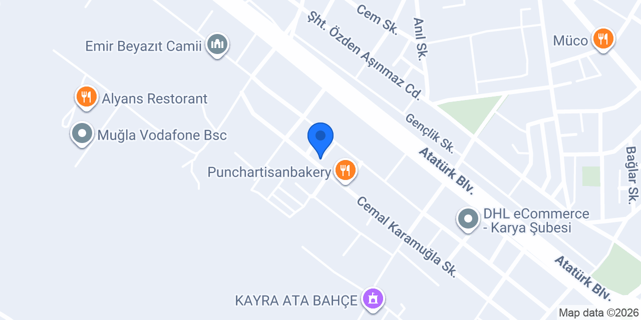 Şeref Kuden Kuru Kahve Depo konumu
