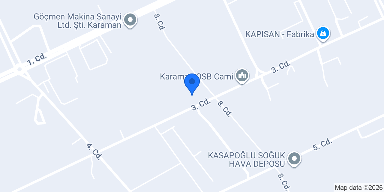 Rota makina konumu