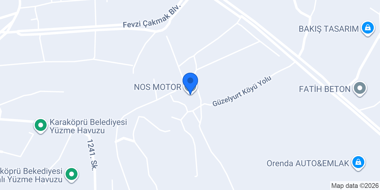 NOS MOTOR konumu