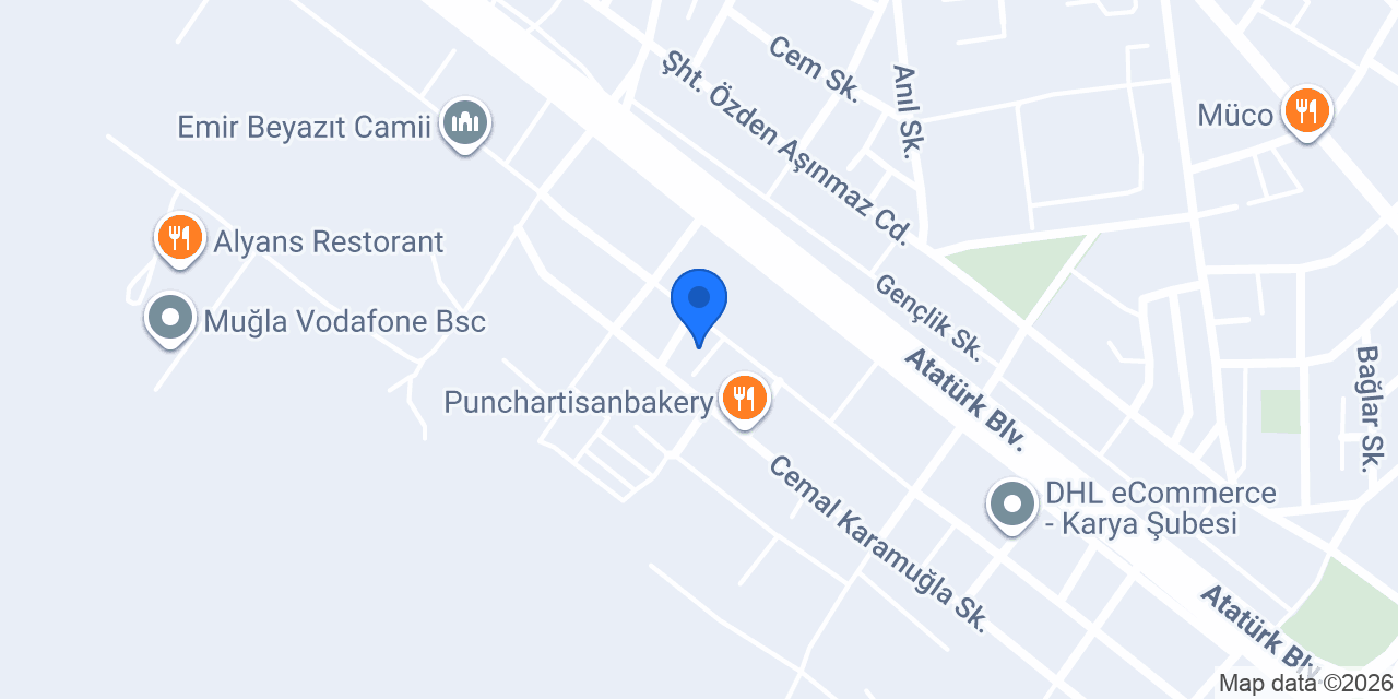 M.K AUTO konumu