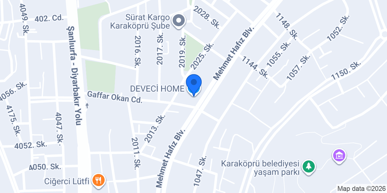DEVECİ HOME konumu