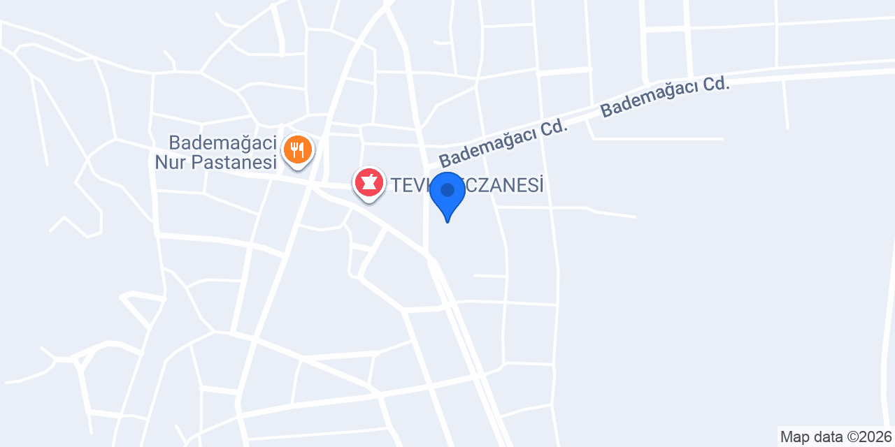 Bademağacı İlkokulu konumu