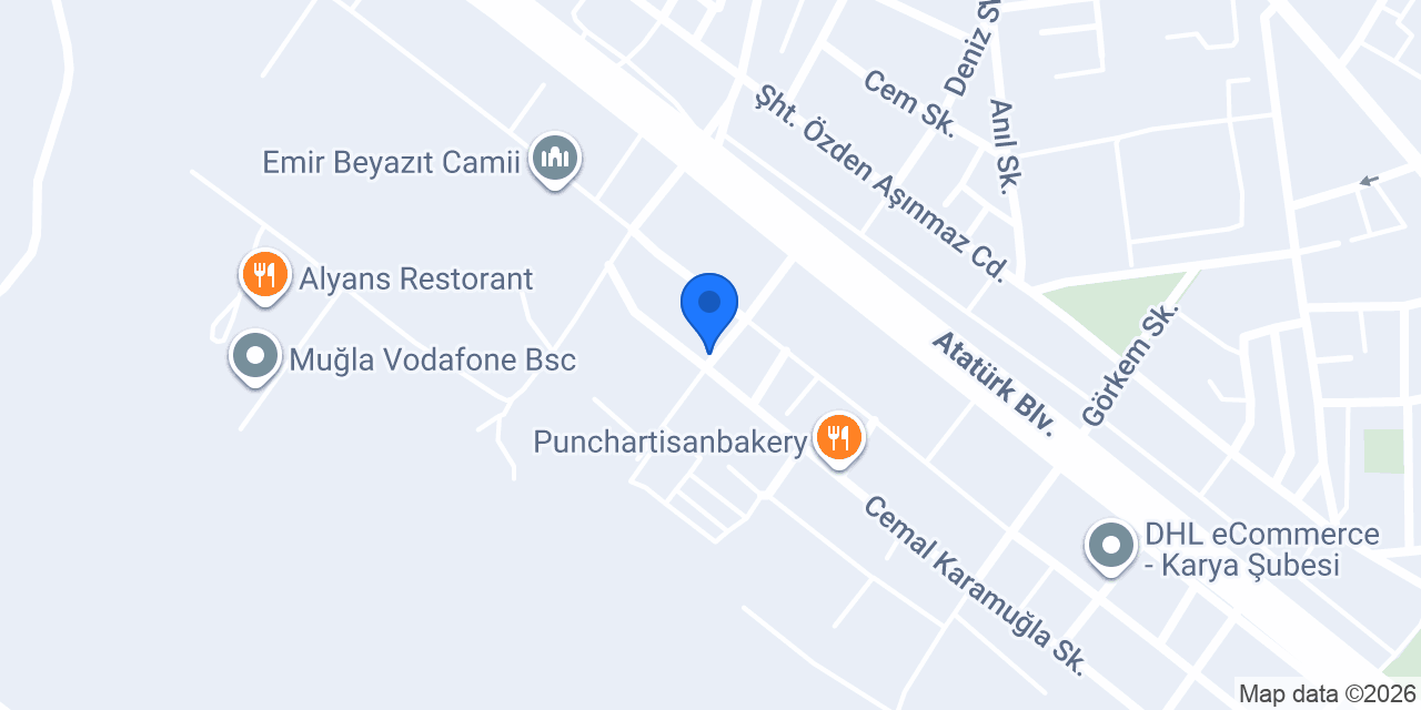 Muğla Disiplin Özel Öğretim Kursu konumu