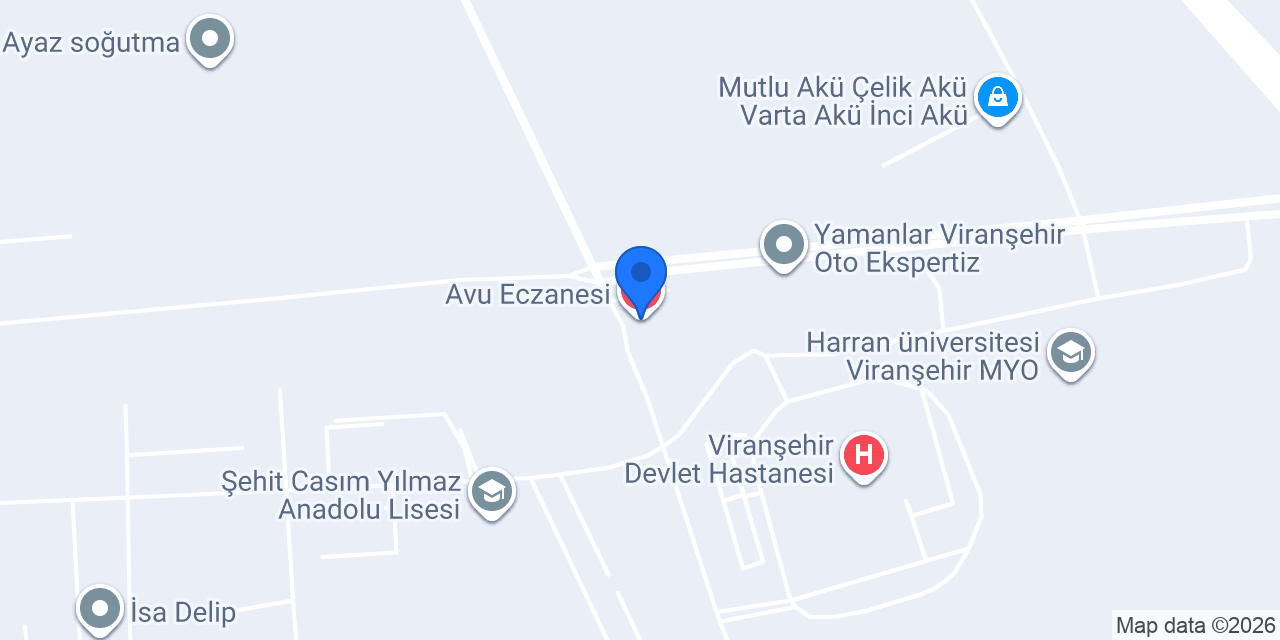 Avu Eczanesi konumu
