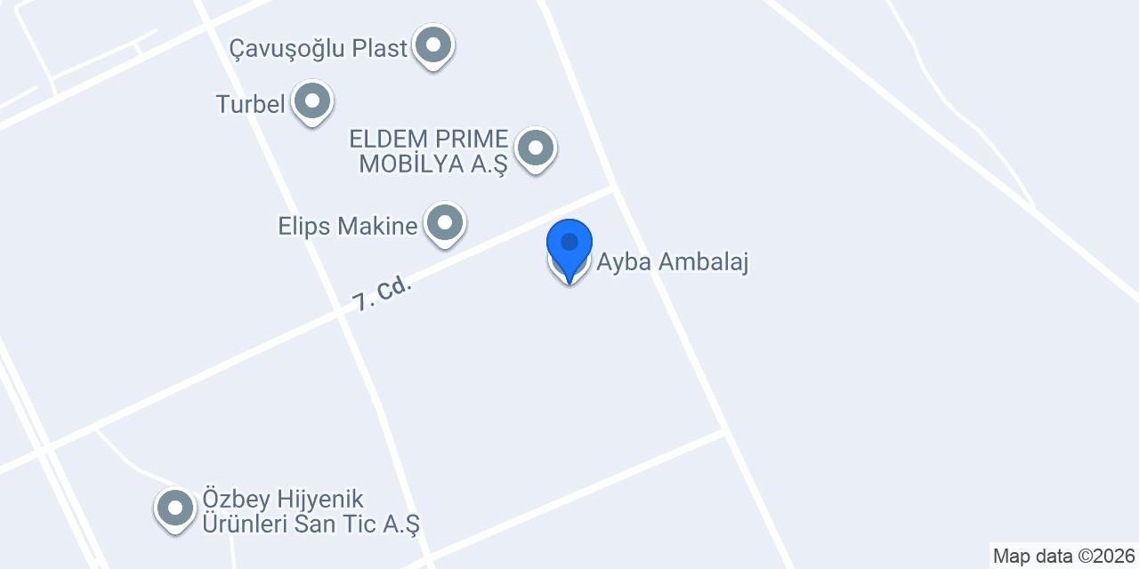Ayba Ambalaj konumu